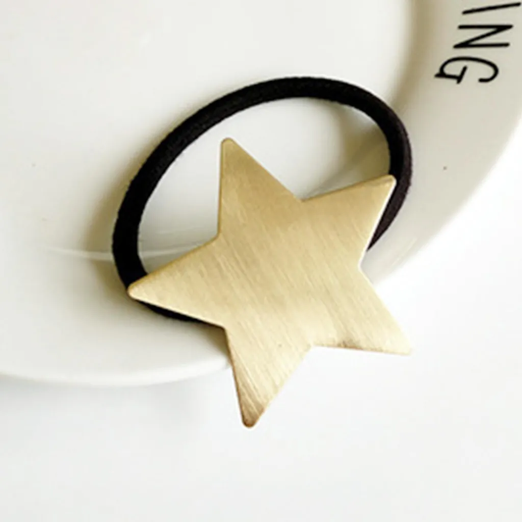 Fascetta per Capelli Stella Oro Lucido | Accessorio Moda Elegante Donna - 2