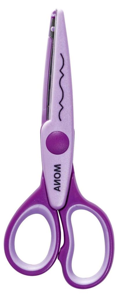 HEYDA Zierrandschere 16cm Motiv Mona