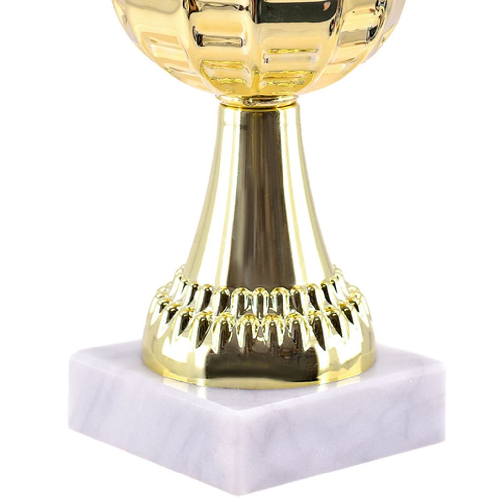 Pokale für Sportveranstaltungen ideal auch als Geschenk aus Kunststoff Goldfarben