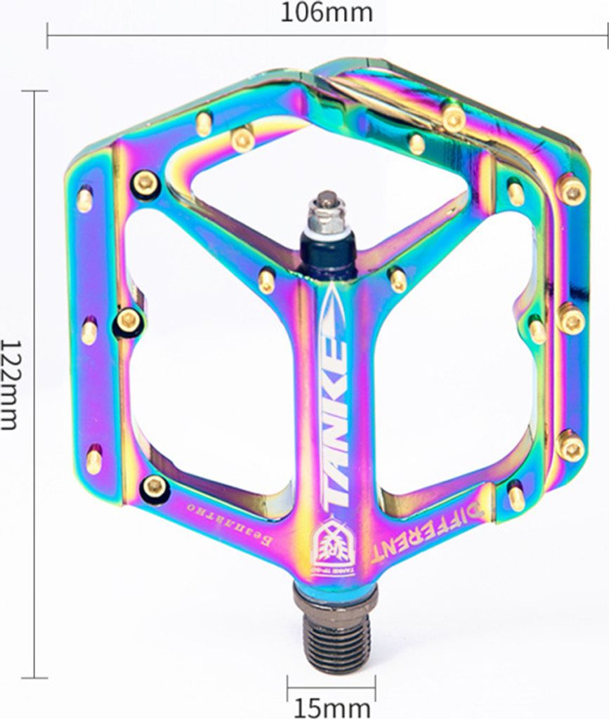 Fahrradpedale Bunte Radfahren Rennrad Pedale Rutschfeste Produktbild 4