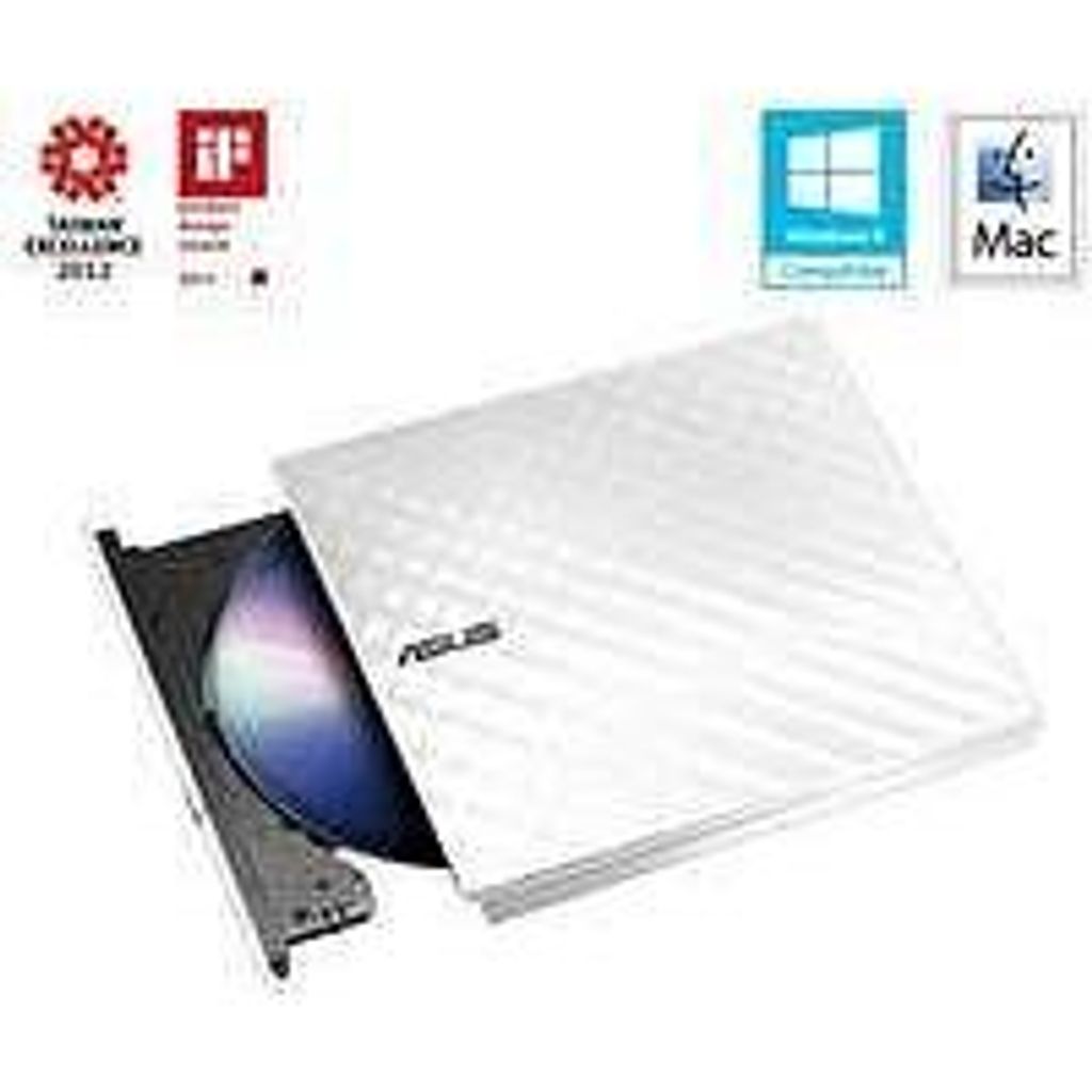 ASUS SDRW-08D2S-U LITE Masterizzatore DVD esterno bianco Immagine del prodotto 