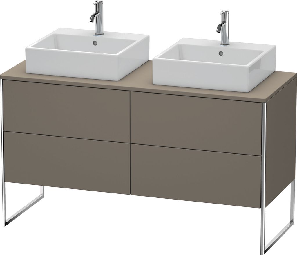Waschtischunterbau XSQUARE 778x1400x548mm f 2 Be fla gr Produktbild 