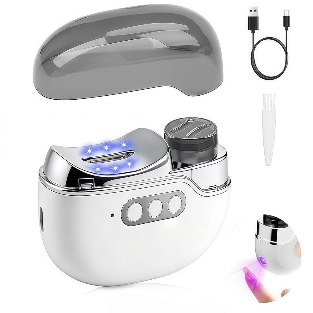 4-in-1 elektrischer Nagelknipser mit Manikürelampe,3 Produktbild 