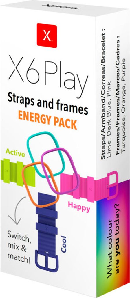 X6 Energy Pack - 3x Armbänder und Gehäuse