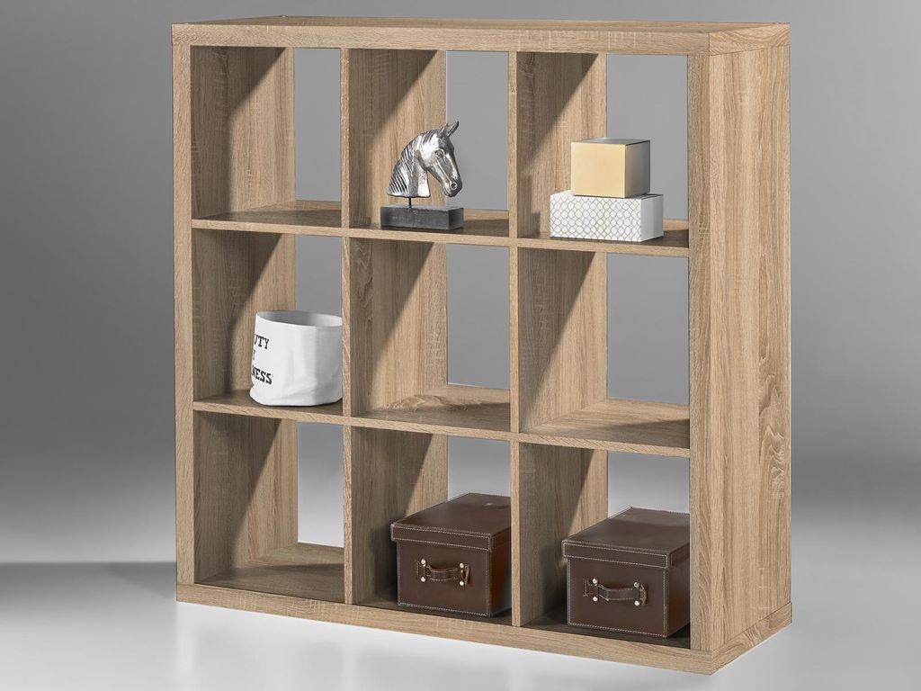 Raumteiler Dekoregal Standregal Bücherregal Holzregal Regal "Portia IX"