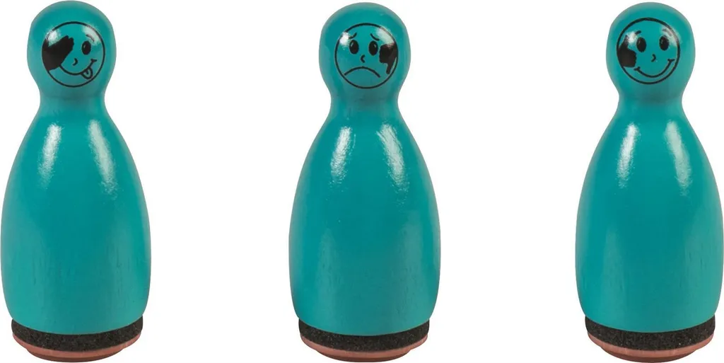 Mini Tampon turquoise pour personnalisation de cartes et faire-part Heyda