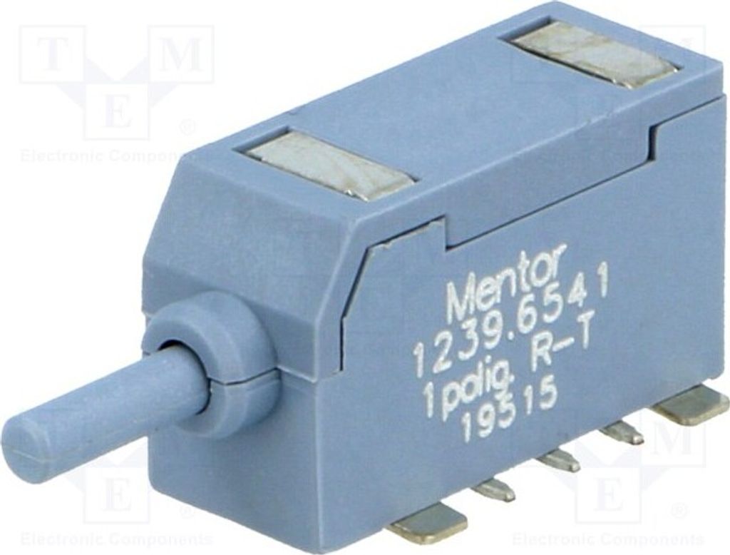 1x Schalter Druck rund 1239.6541 Stard-Schalter 0,5A/60VDC Pos: 2 ON-(ON) 0,5A/60VAC