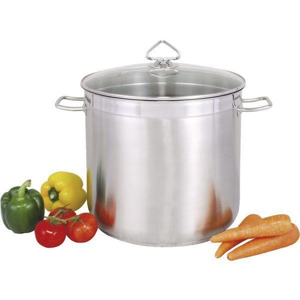 Highlights Universal POT 22065 Kochtopf inkl. Deckel, Edelstahl, 30 cm Durchmesser
