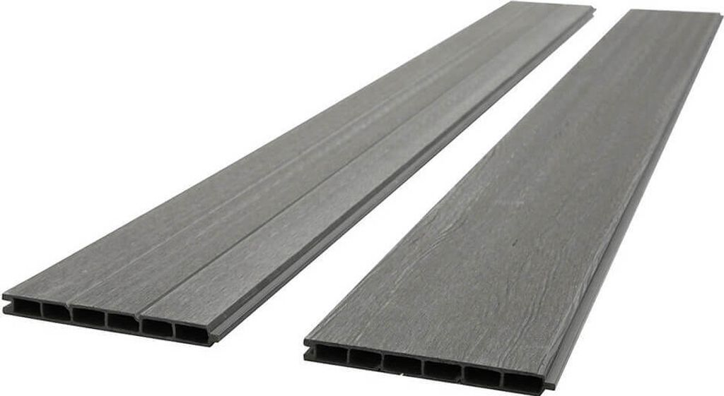 WPC Ersatzpaneel für Sichtschutzzaun Sichtschutz V2 grau,  Produktbild 