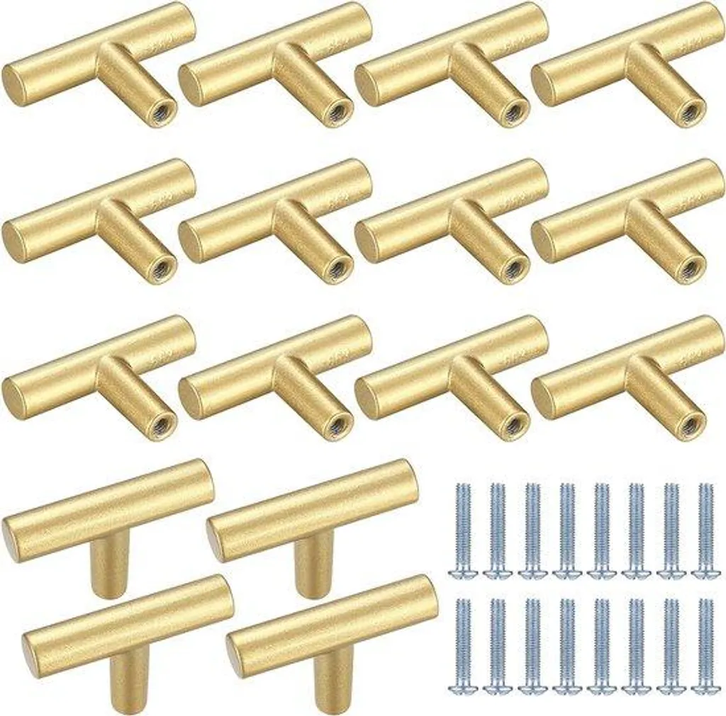 Remplacez vos Vieilles Poignées par ce Lot de 16 Boutons de Meubles Dorés