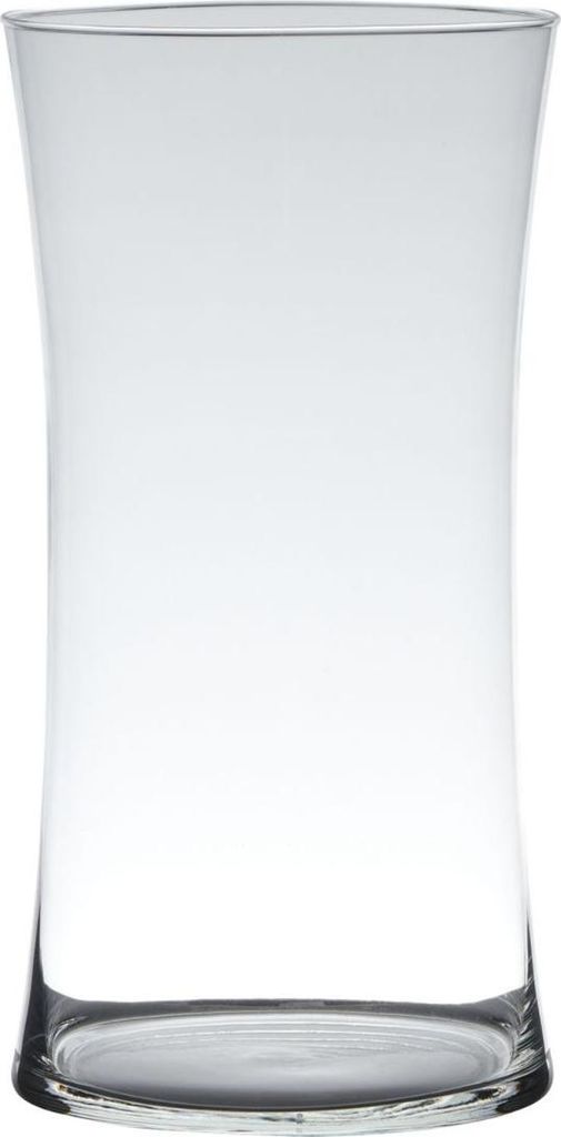 INNA-Glas Bodenvase Glas Denny, Sanduhr - rund, klar, 40cm, Produktbild 