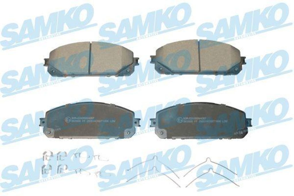 SAMKO Bremsbeläge Satz Vorne Bremsklötze für JEEP CHEROKEE (KL) 5SP1956