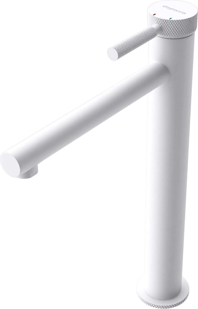 doporro Design Armatur in Weiß Waschbeckenarmatur Produktbild 