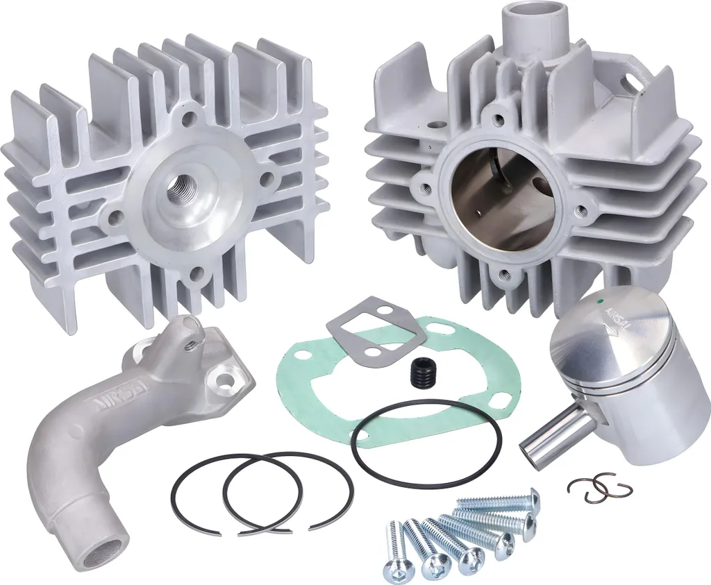 Haut moteur Airsal Racing 65cc Sachs 504 et 505 pour mobylette Herkules