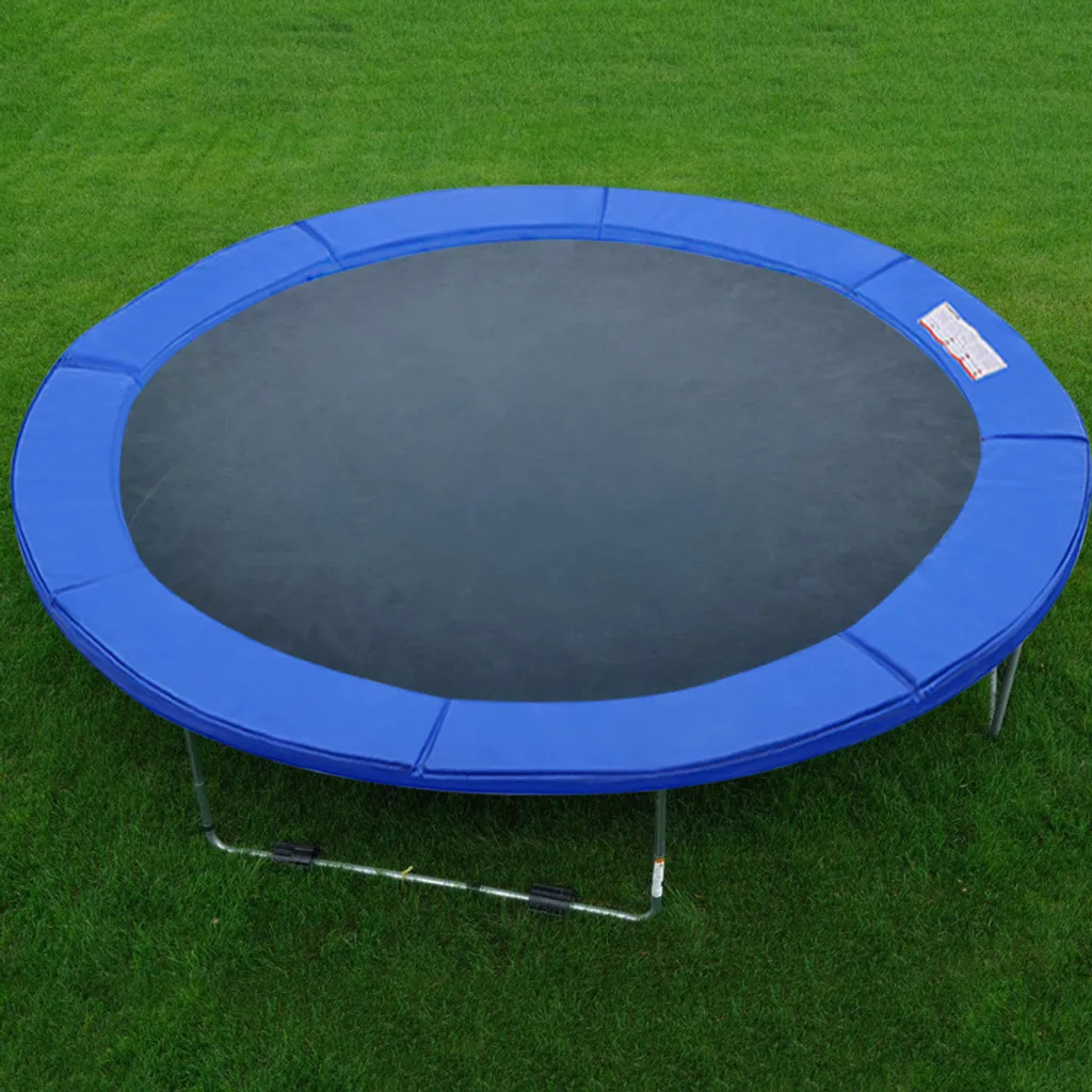 EINFEBEN Coussin de Protection de Trampoline Bleu 244cm Étanche - 2