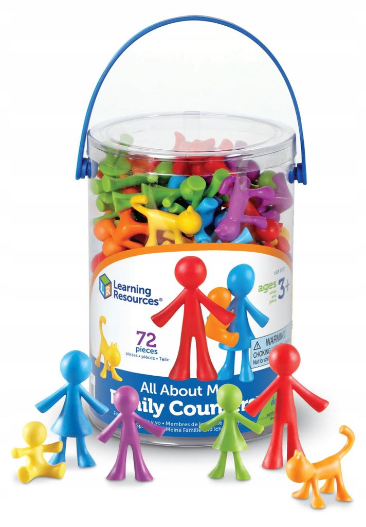 Set kleine Männchen – Meine Familie – Lernset Produktbild 