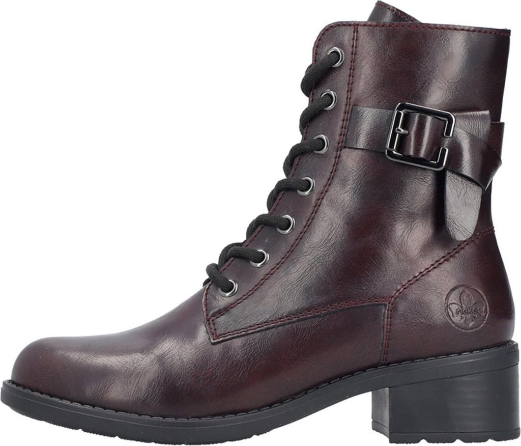 Rieker Schnürstiefeletten Damen 32303937323139 Rot 40 EU