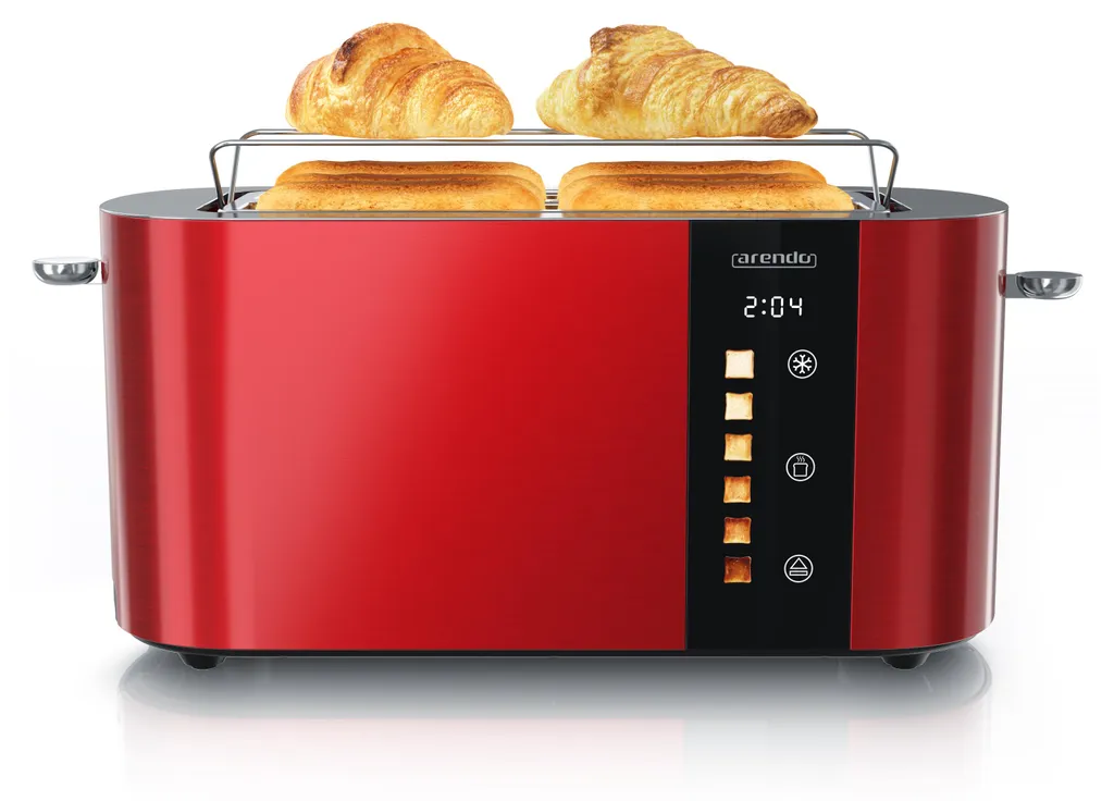 Recensione Tostapane Arendo 1500W: 4 Fette, Acciaio Inox, Display