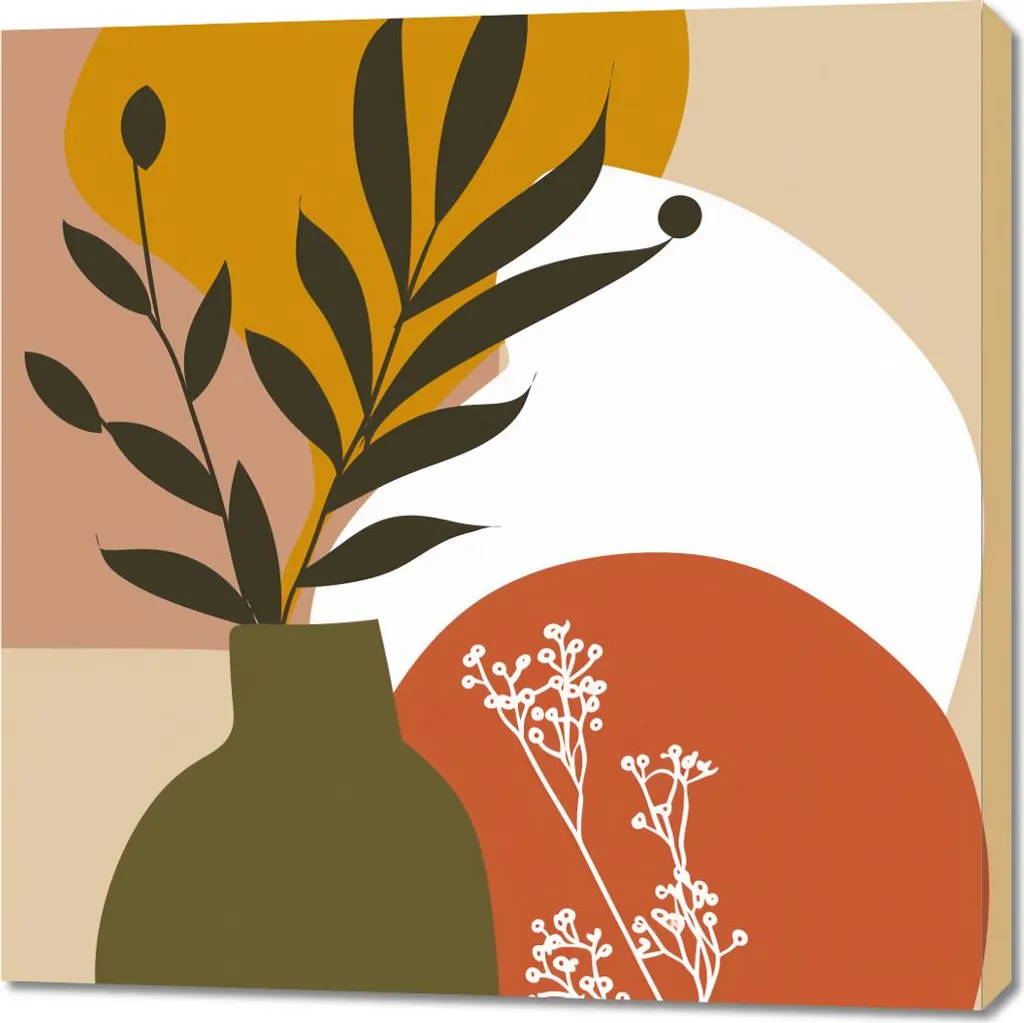 Image Fleurs au Soleil 90x90 cm - Solution Déco pour Mur Vide et Sombre