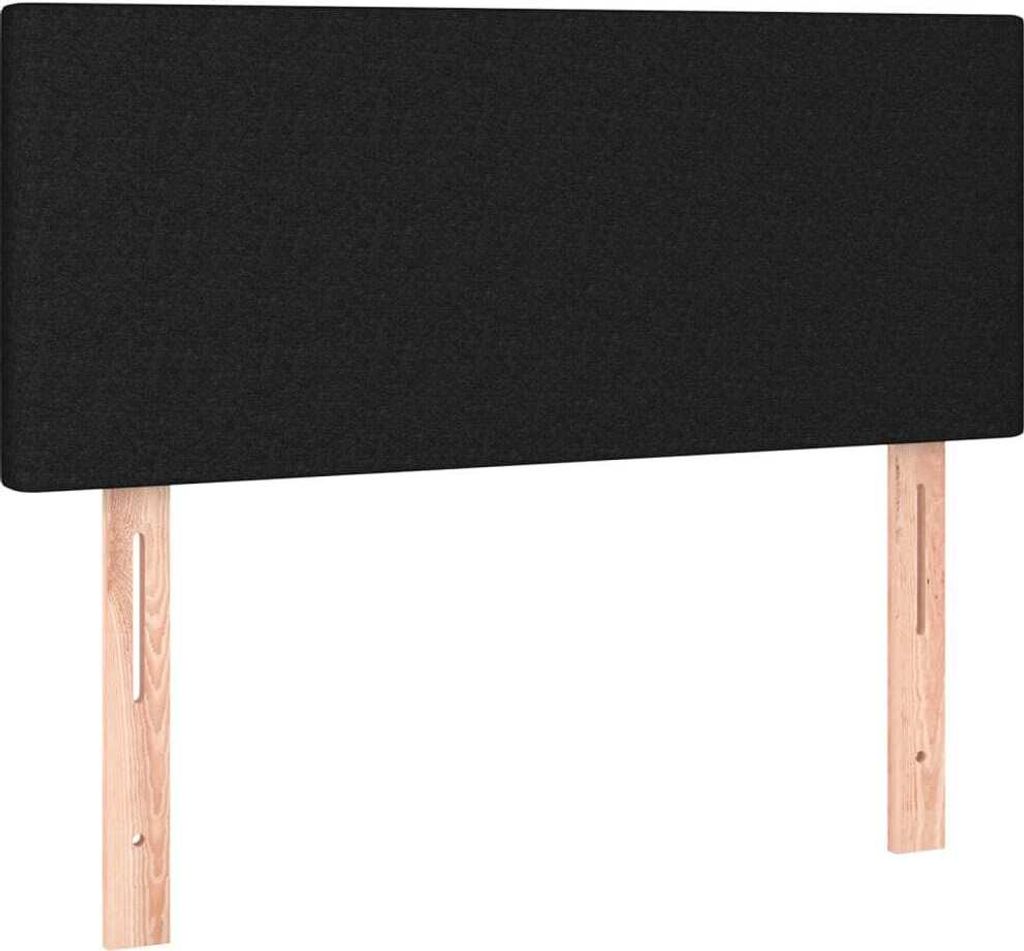 vidaXL Kopfteil Schwarz 80x5x78/88 cm Stoff
