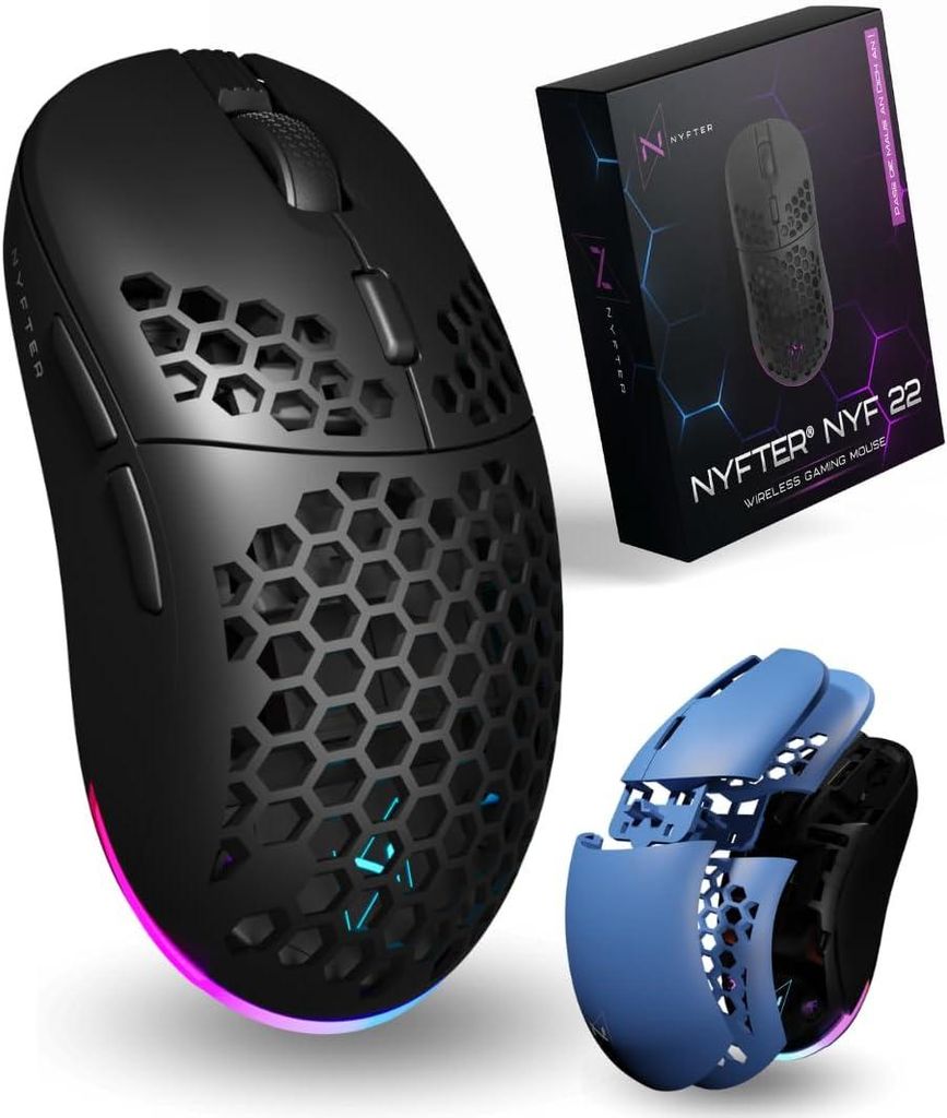 Kabellose Maus,Niedliche Optische Hamsterform Maus, 1200 DPI Rauschunterdrückung Ultra Portable Travel Mouse, 2,4 GHz mit USB Unifying Receiver