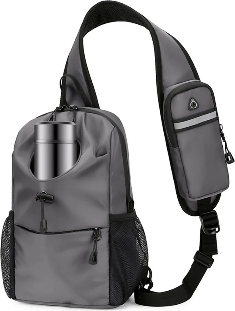 Sac à dos léger multi-poches en tissu déperlant pour la journée et loisirs
