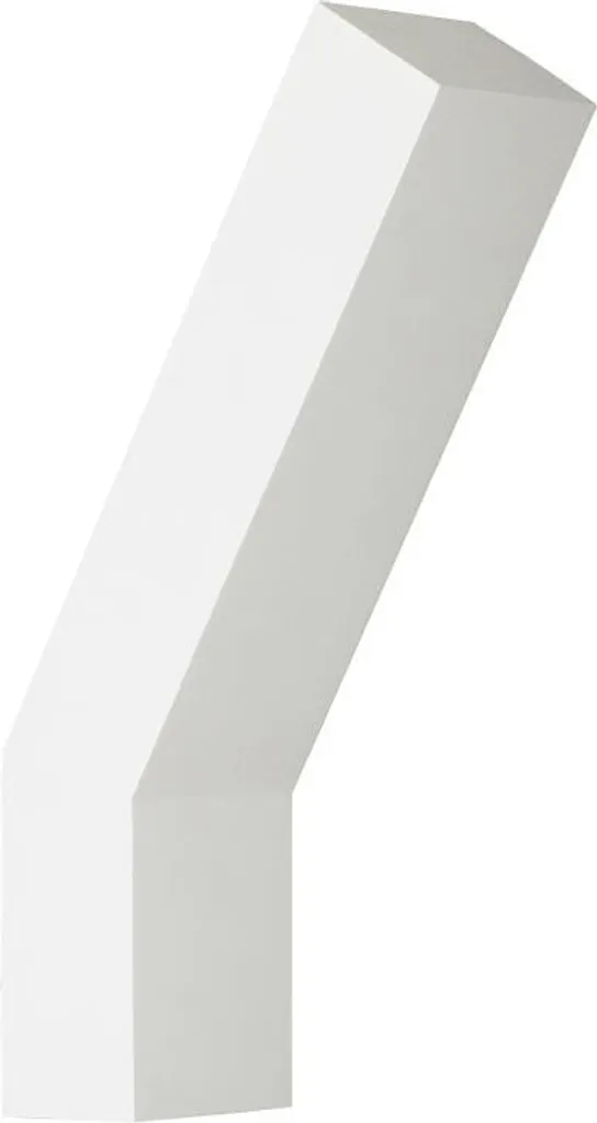 Applique murale design JERRY BIA blanche - Lampe salon 32x9cm G9