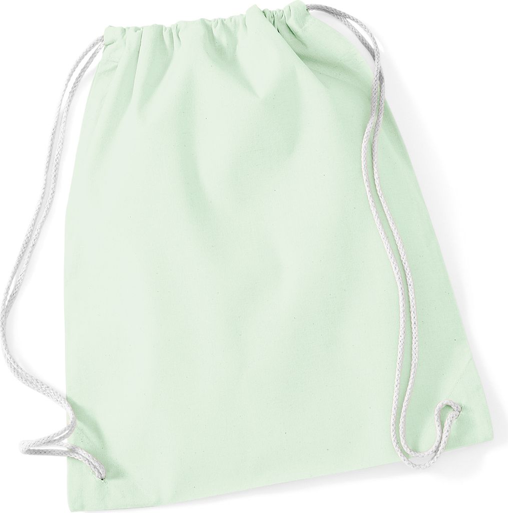 Westford Mill Sport Sack - 12 Liter BC1219 (Einheitsgröße) (Pastell-Mint/Weiß)