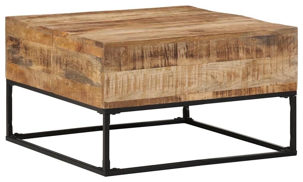 vidaXL Konferenční stolek 68x68x41 cm Hrubé mangové dřevo Obrázek produktu 
