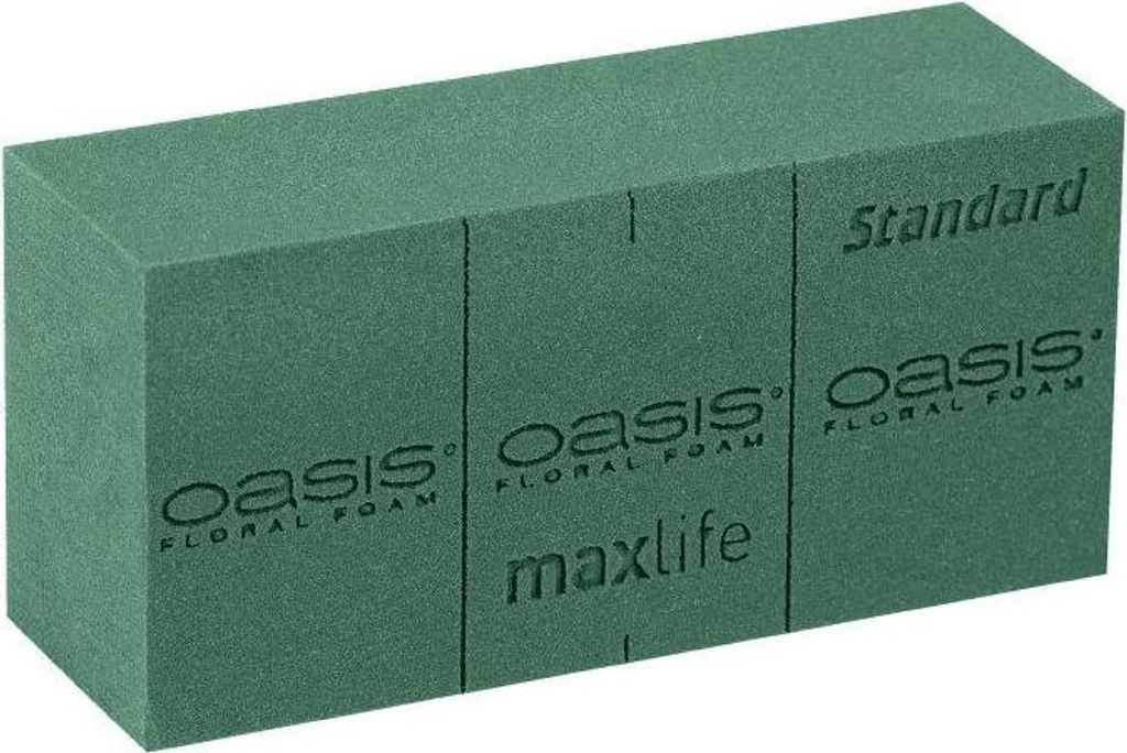 OASIS® Standard MaxLife Nass-Steckschaum Ziegel Anjel mit Produktbild 