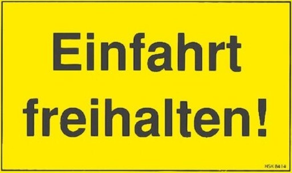 Parkschild - Einfahrt freihalten - Gr. ca. 25 x 15 cm - 308414