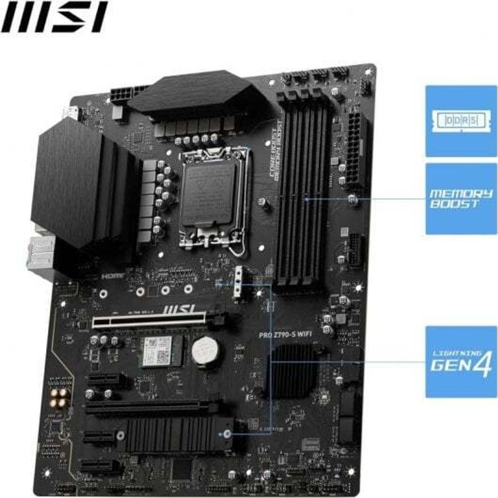 MSI PRO Z790-S WIFI - Mainboard - ATX Produktbild 10