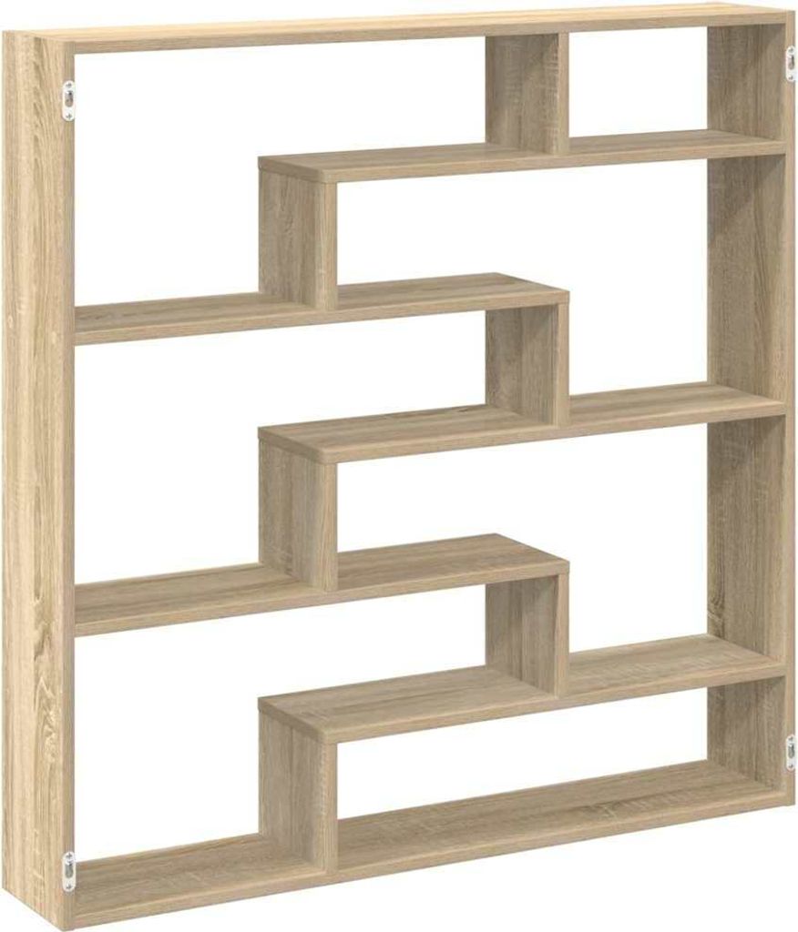 vidaXL Regál Cube 7 priehradiek Materiál na báze dreva dub Obrázok produktu 
