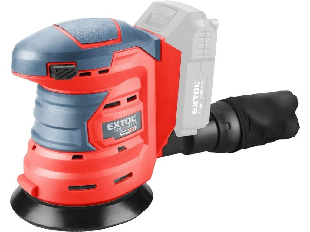 Extol Premium SHARE20V 125mm Smerigliatrice Angolare Batteria 20V