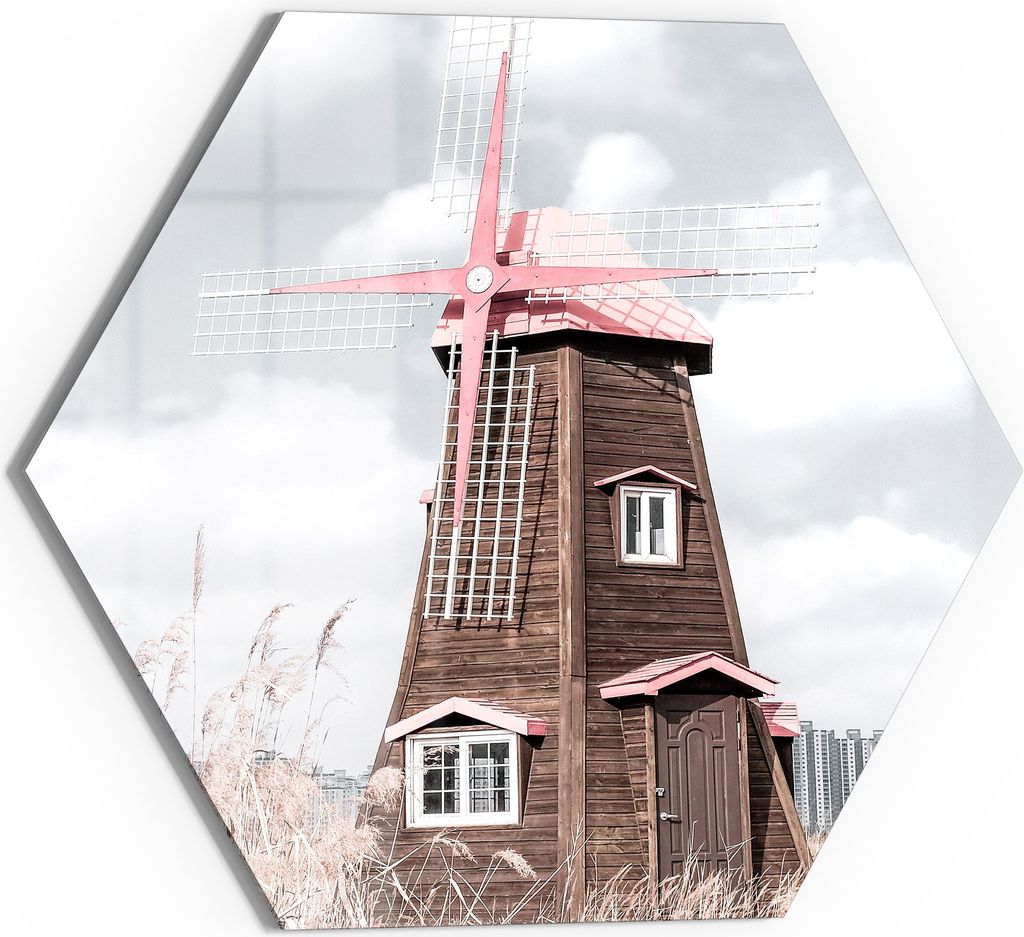 DEQOART Glasbild Echtglas 55x48 cm 'Rustikale Eleganz' Wandbild Bild modern Deko