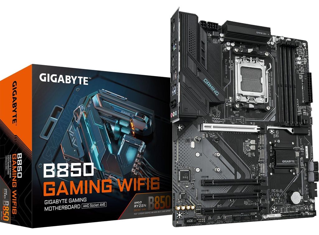 GIGABYTE B850 GAMING WIFI6 Motherboard, AMD, Sockel AM5, Produktbild 