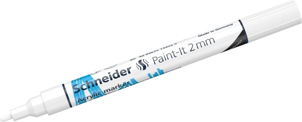 Acrylmarker Paint-It 310 2mm weiß Packung mit 5 Stück