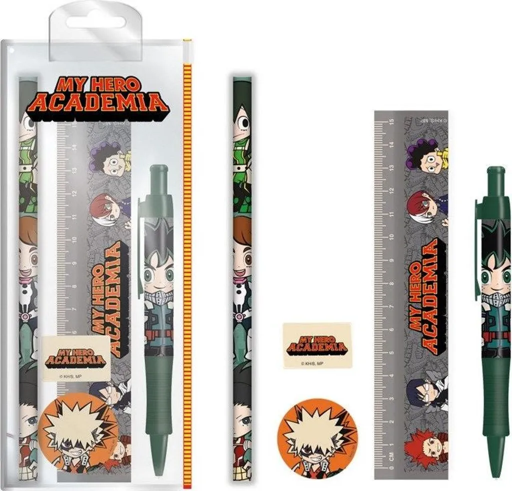 Gadget My Hero Academia: Set Scuola Chibi Design - Limited Edition