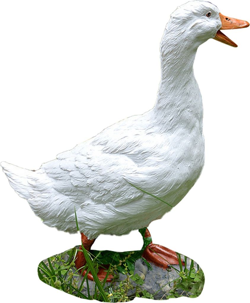 Dekorative simulierte Enten-Anti-Fade-Langzeitbrunnen-Landschaftsbau-Entenstatue für Garten-A