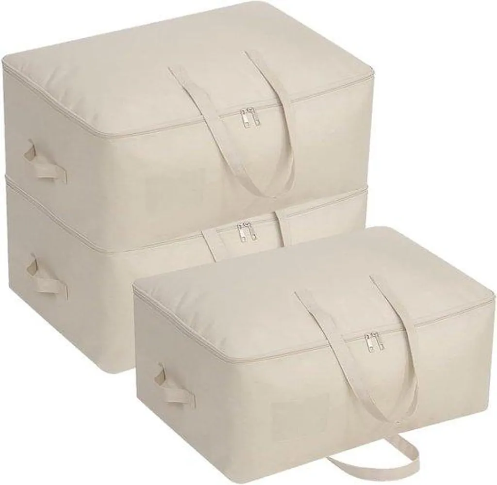 Housse de rangement pour vêtements respirante avec poignées de transport