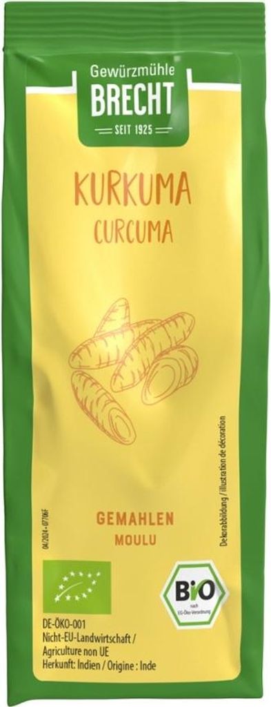 Brecht Gewürzmühle Kurkuma gem. - NFB 60g