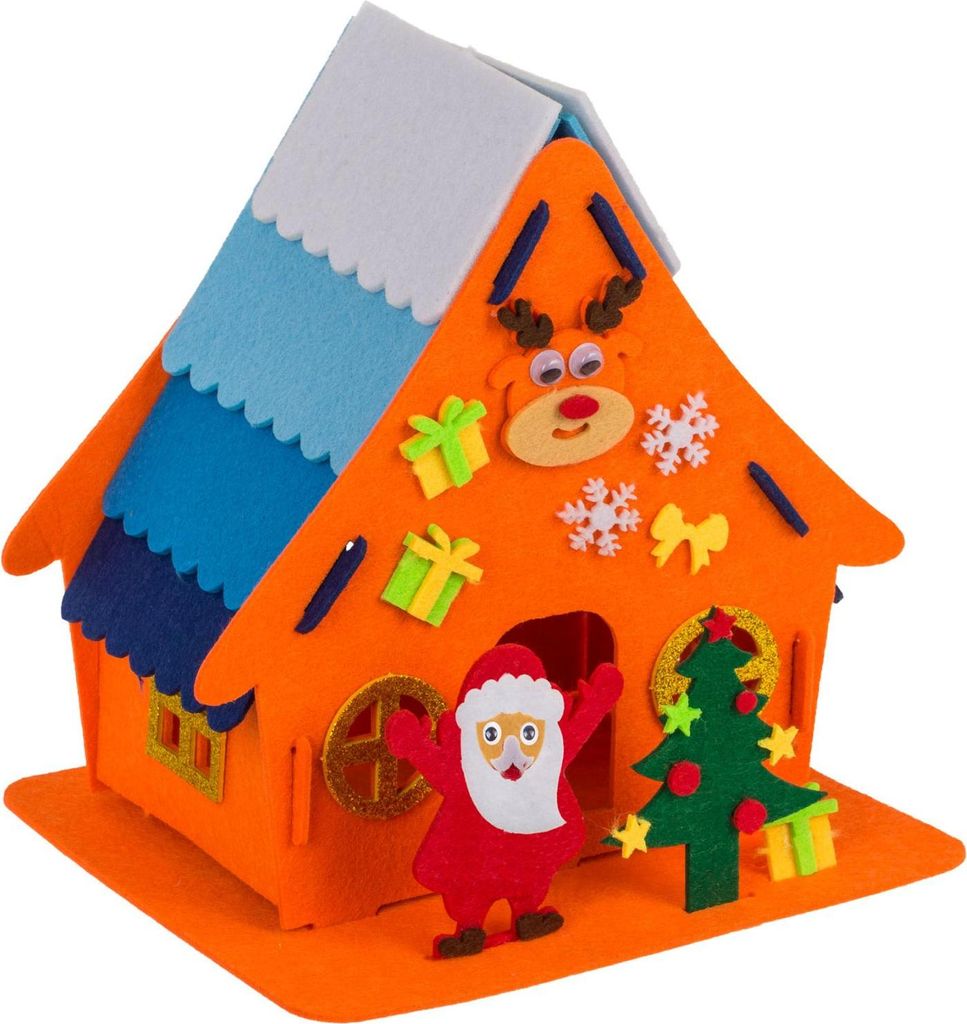 Filz-Bastel-Set SantaŽs Workshop Kinder Bastelfilz Set Weihnachtsdeko