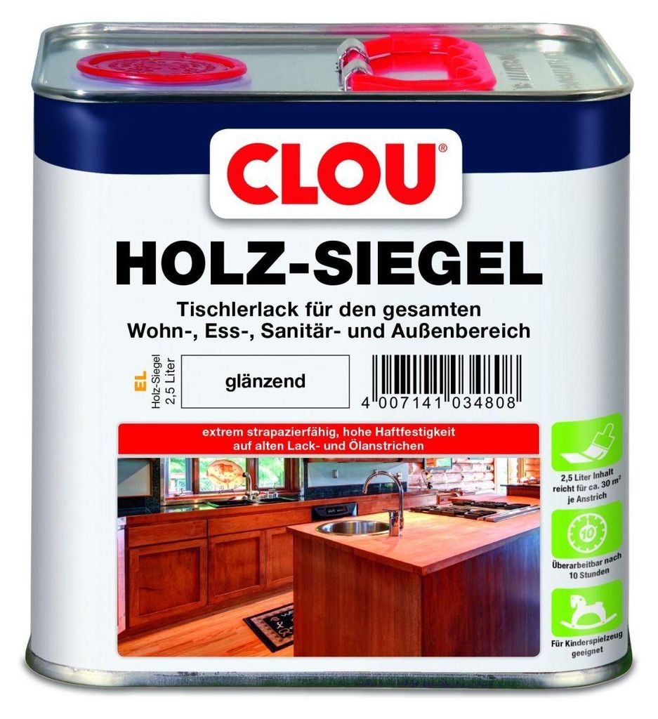 Clou Holz Siegel 2,5 L glänzend Produktbild 