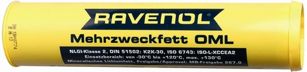 Ravenol Mehrzweck Fett OML 400g Kartusche