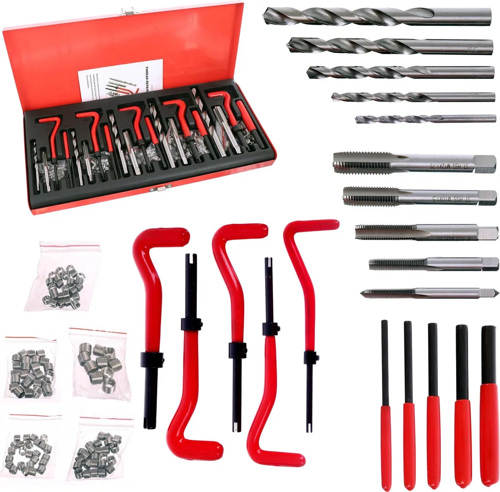 Sistema Professionale Riparazione Filetti M5-M12 131 pz sk2020 HSS