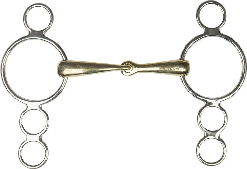 Mors Pessoa Horka 3 Anneaux Articulé 18 mm - Embouchure 15,5 cm