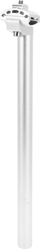 Fahrradsattelstš¹tzen 25,4x400mm Fahrradsattelstš¹tze Sattelrohr Aluminiumlegierung Silberton verstellbar mit Befestigungsclip