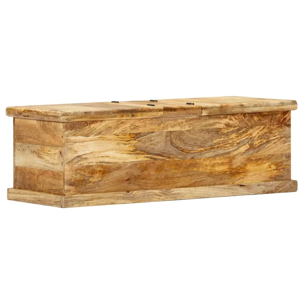 Table basse bois massif durable 100x50 cm pour salon robuste et stable