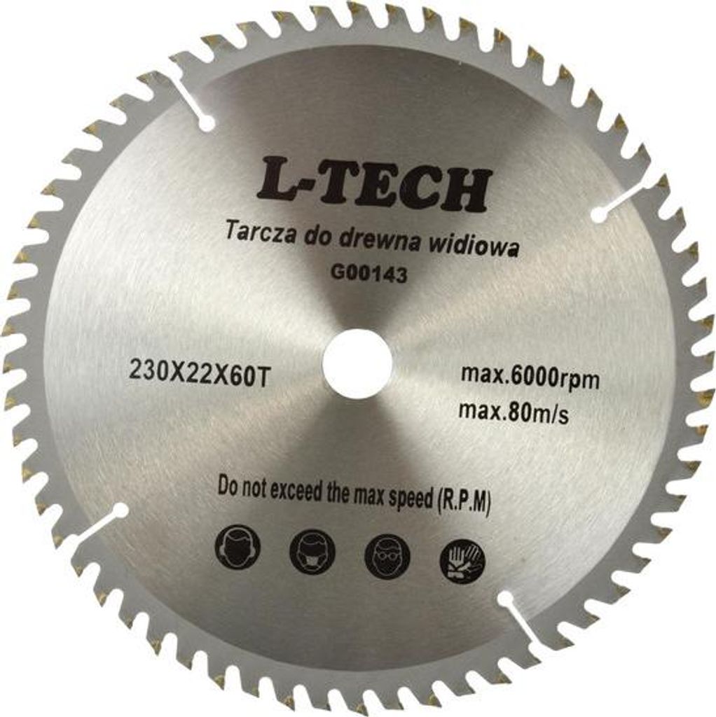 Pílový kotúč 230mm 60T 22.2mm 00416 Obrázok produktu 