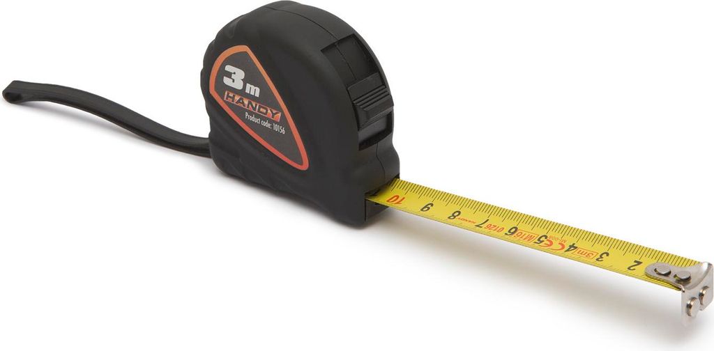 Magnetisches Maßband 3 m - Maßband mit Magnethaken und Genauigkeitsklasse II (EG) - Mattgelbes Band mit Antireflexbeschichtung und Millimeterskal...